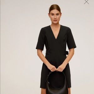 Mango Belted Wrap Dress